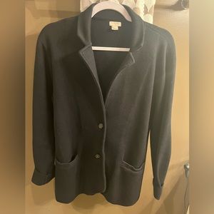 J Crew heavy knit 2 button blazer.  XL